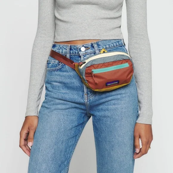 Patagonia | Bags | Patagonia Ultralight Mini Hip Pack Fanny Waist Bum Belt  Bag Patchwork Cabin Gold | Poshmark